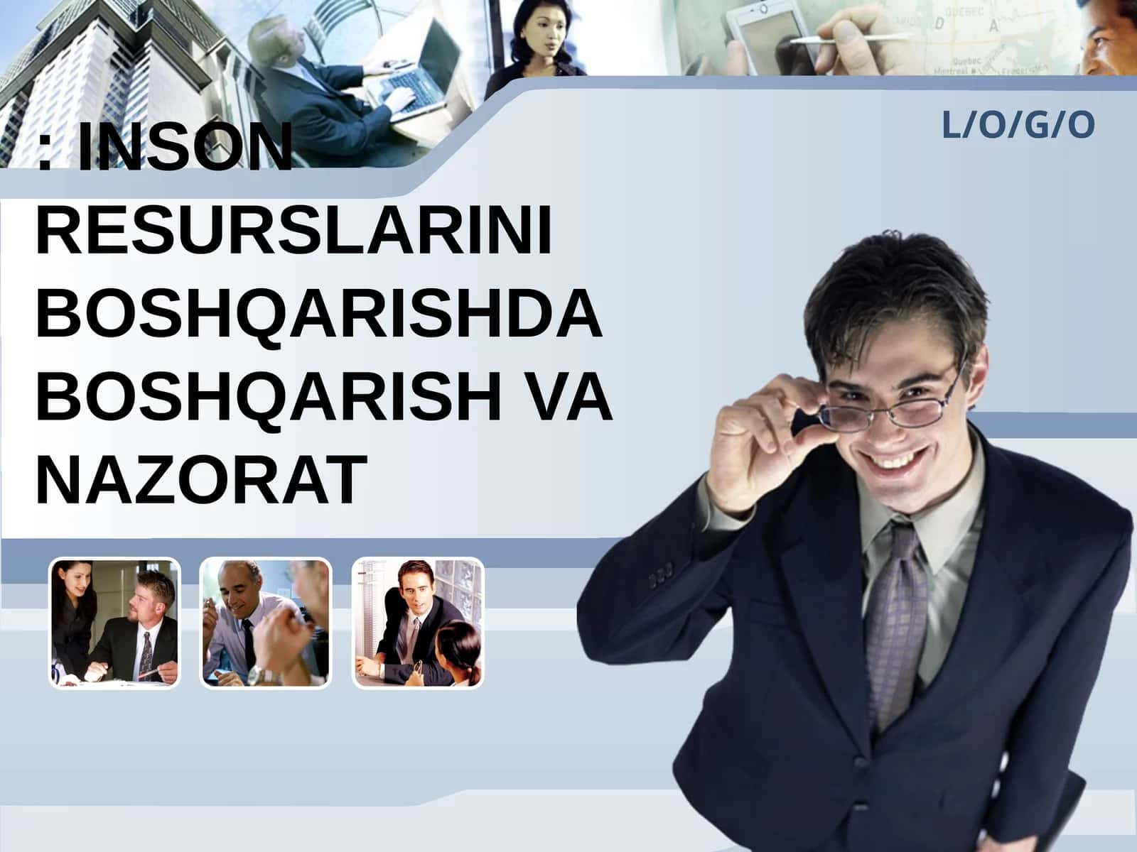 Inson Resurslarini boshqarishda boshqarish va nazorat