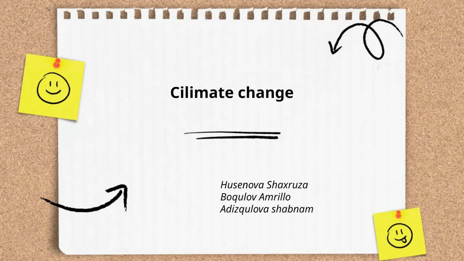 Cilimate change