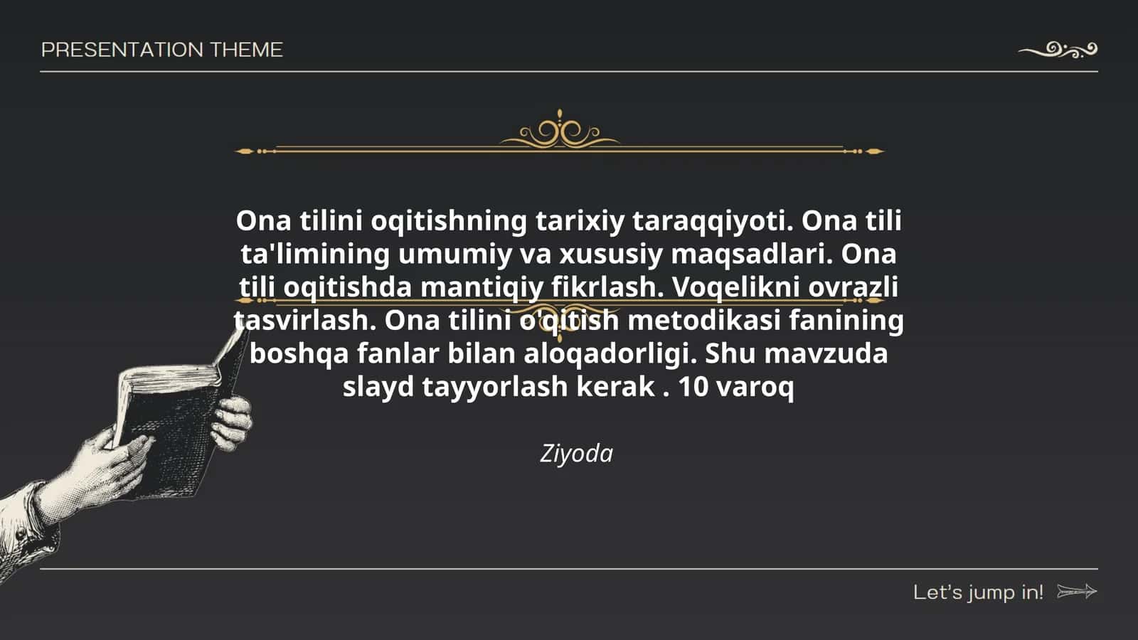 Ona tilini oqitish