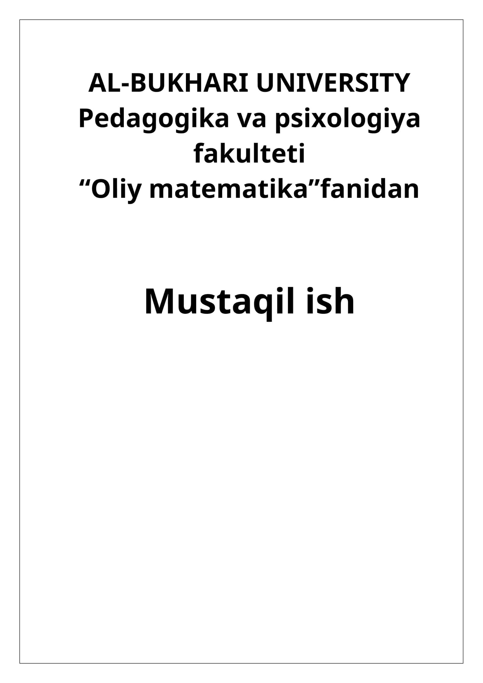 n-tartibli determinantlar determinantlarning xossalari, minor va algebraik to`ldiruvchilar haqida tushuncha