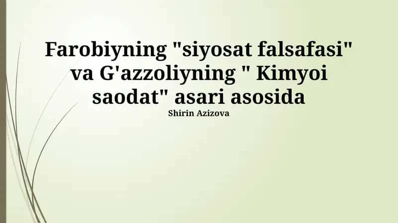 Saodat kimyosi