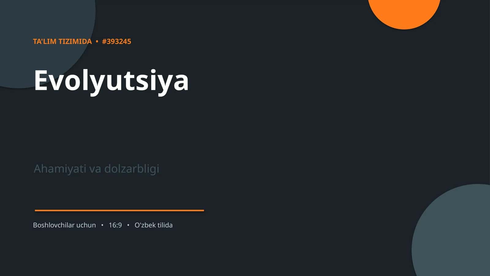 Evolyutsiya