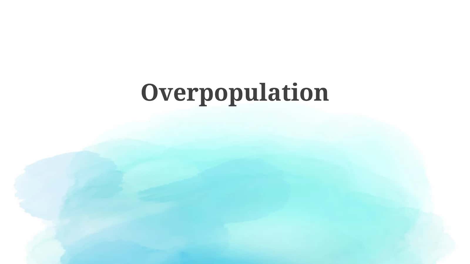 Overpopulation
