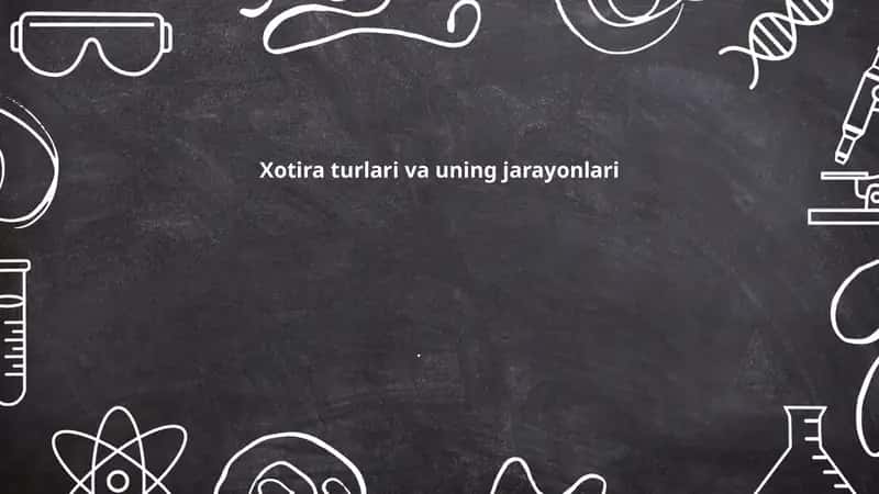 Sensor xotira va uning xususiyatlari