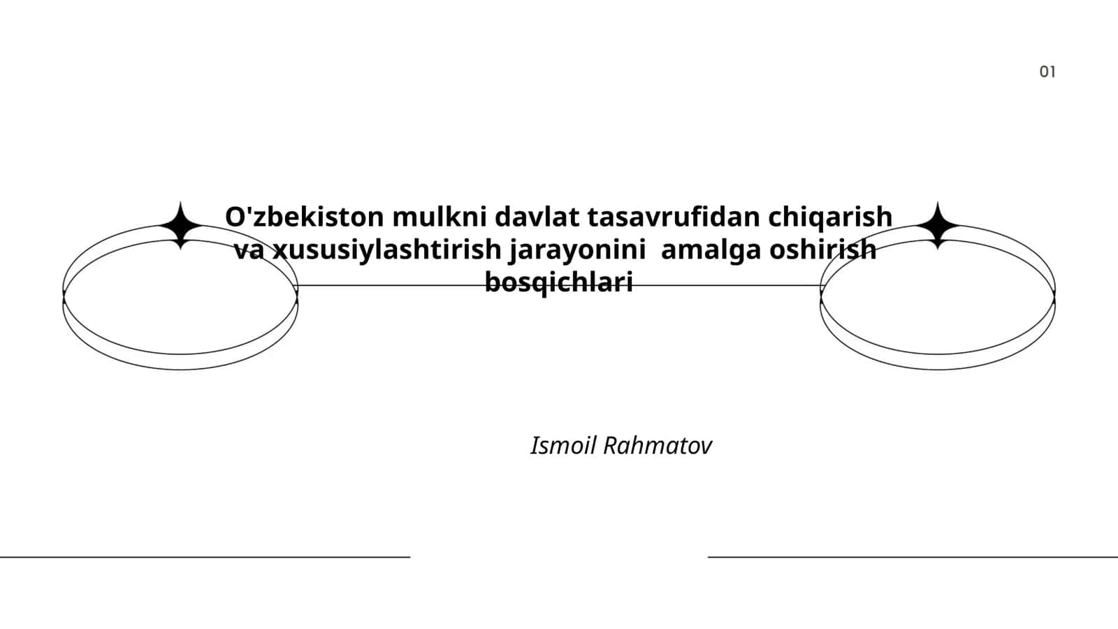 O'zbekiston mulkni davlat tasavrufidan chiqarish va xususiylashtirish jarayonini amalga oshirish bosqichlari
