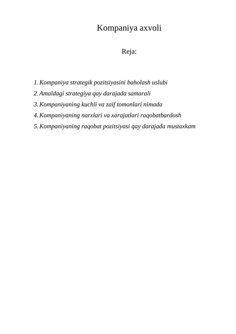 SWOT-tahlil