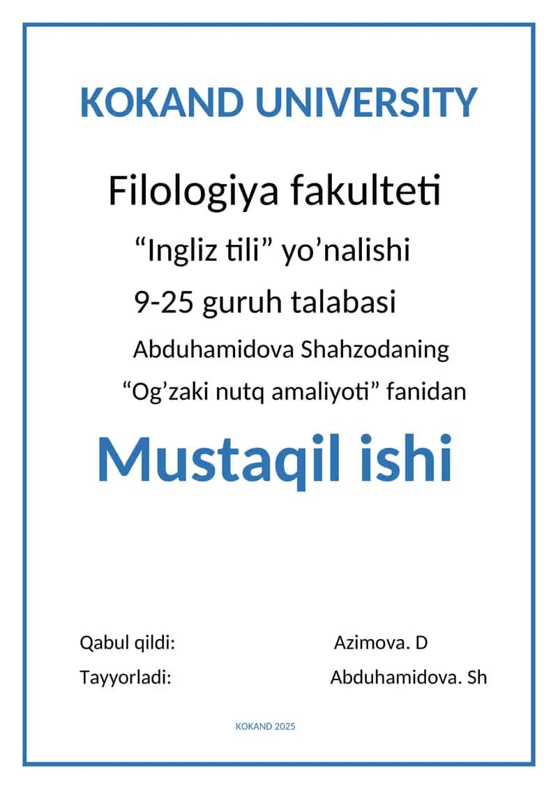 Introduction to Turkey’s Education System / Turkiya ta’lim tizimiga kirish