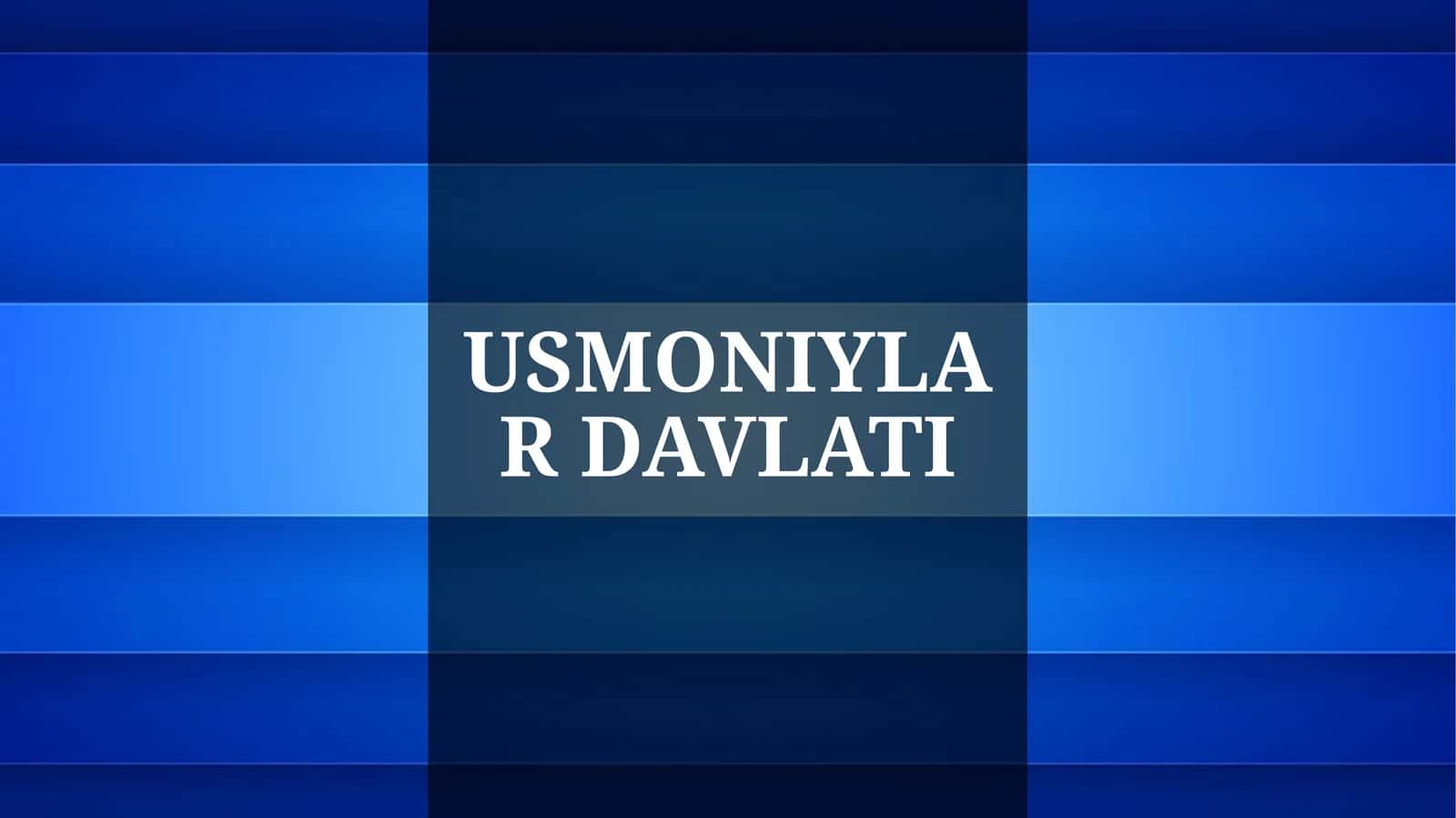 Usmoniylar Davlati