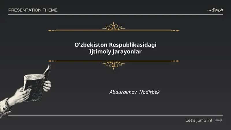 Ijtimoiy Jarayonlar
