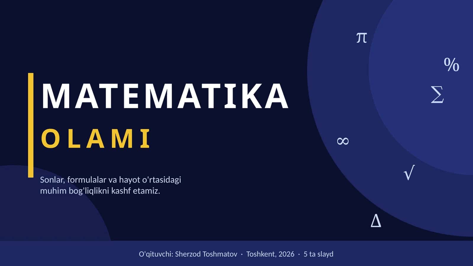 MATEMATIKA OLAMI