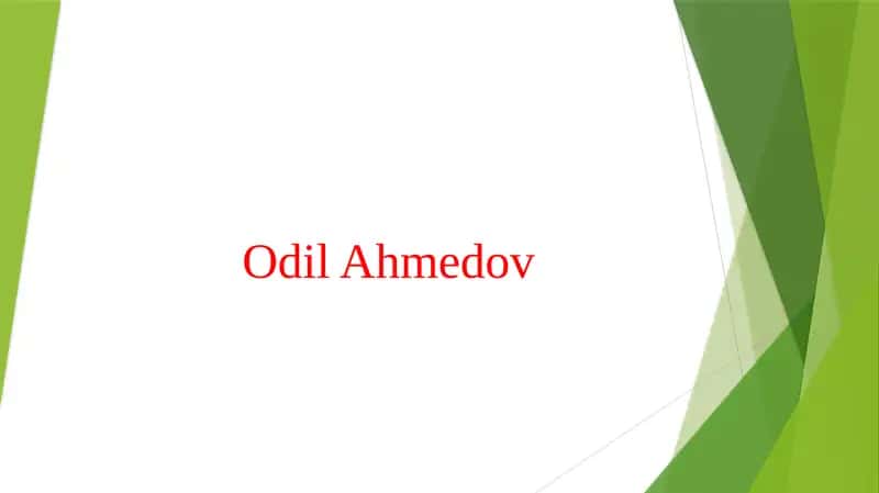 Odil Ahmedov