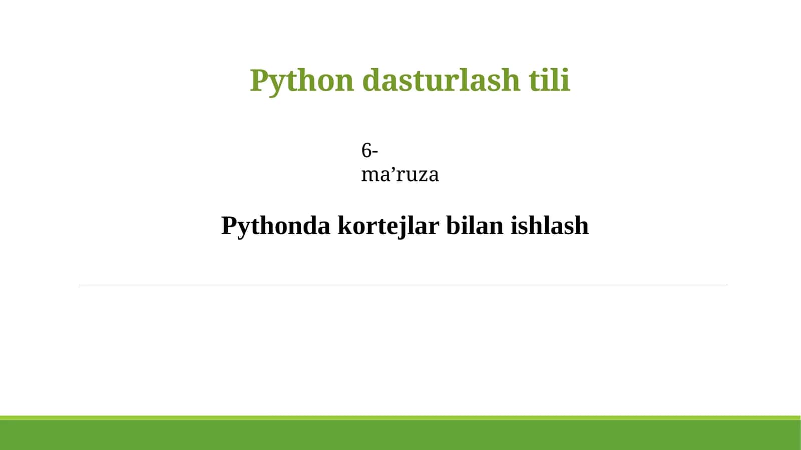 Pythondasturlashtili