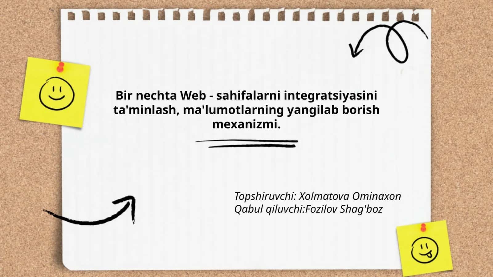 Veb-sahifalarni integratsiyalash strategiyalari