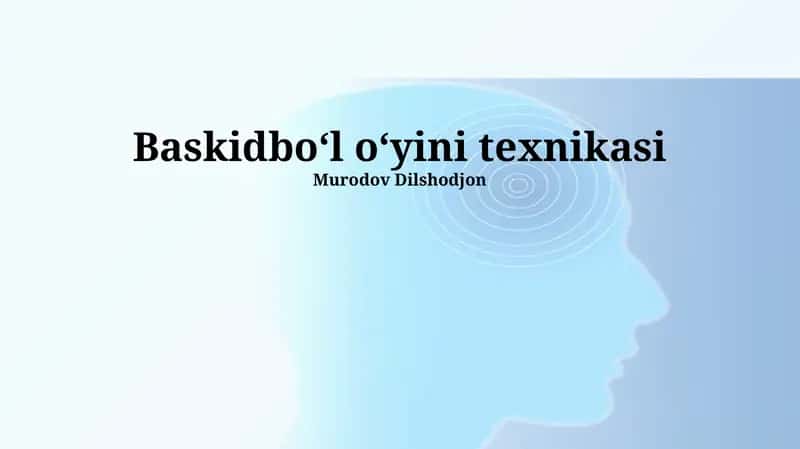 Baskidboʻl oʻyini texnikasi