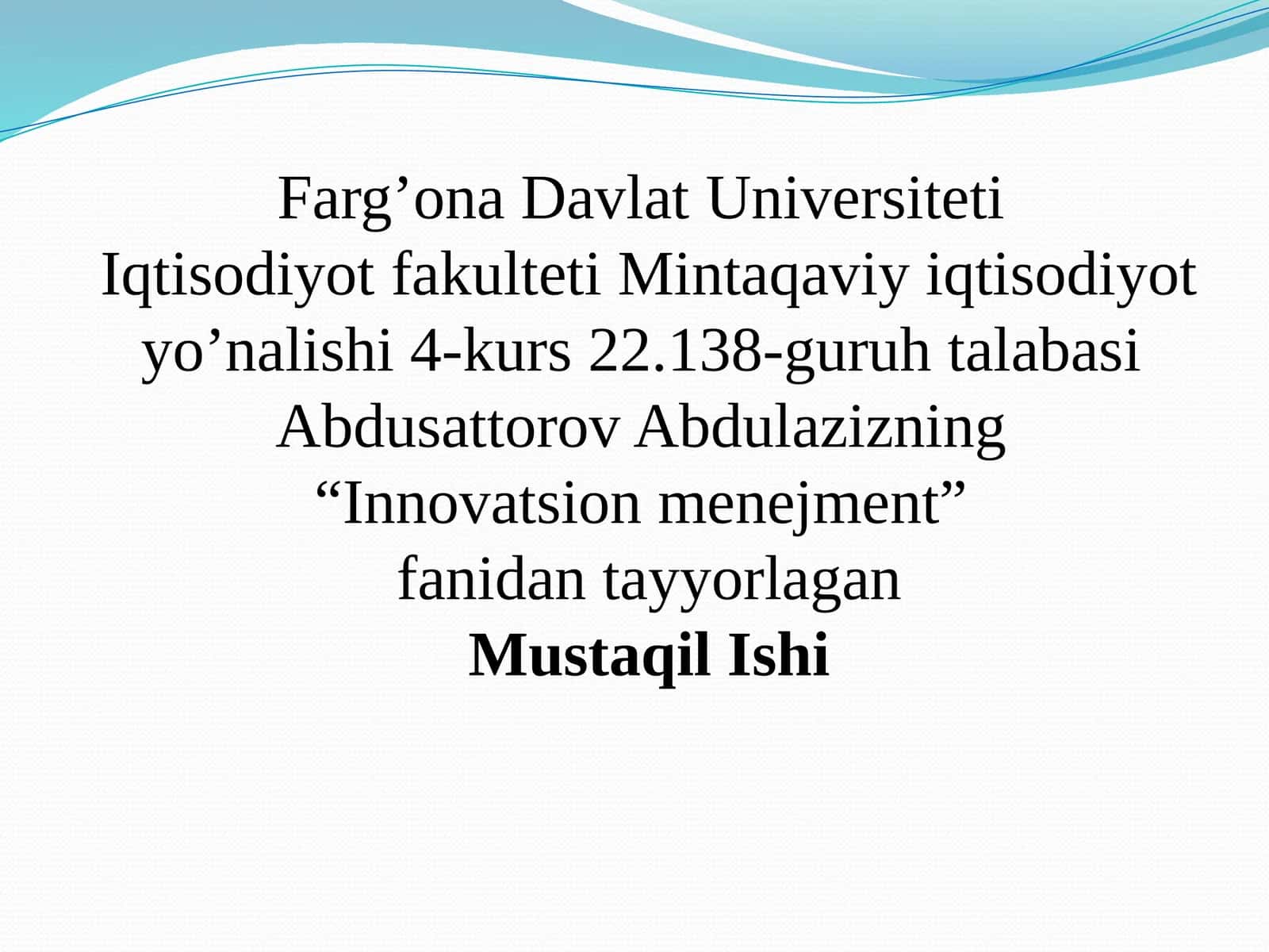 O’zbekiston dastartaplar: amaliy tajriba, muammolar va yechimlar