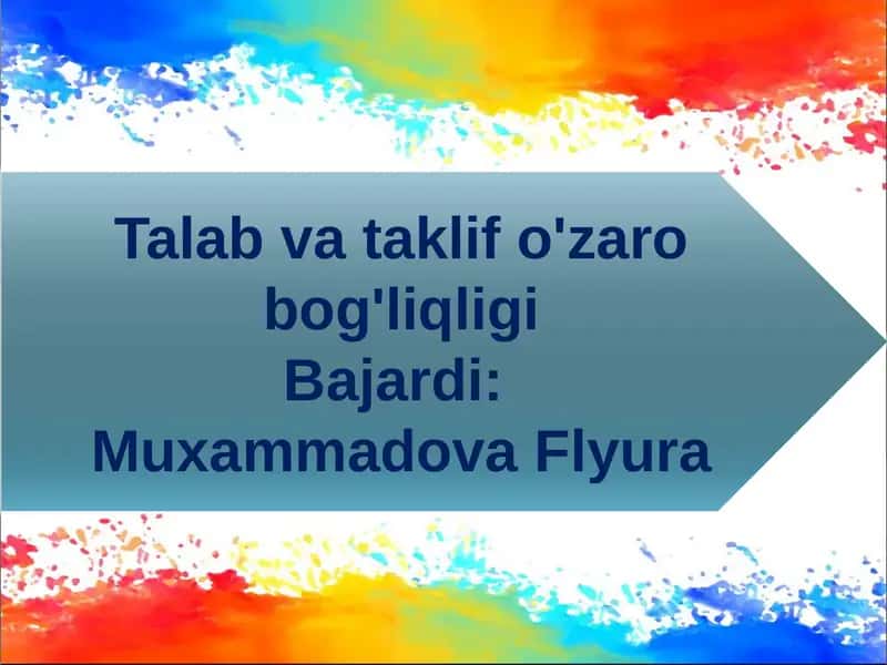 Talabvataklifo'zarobog'liqligi