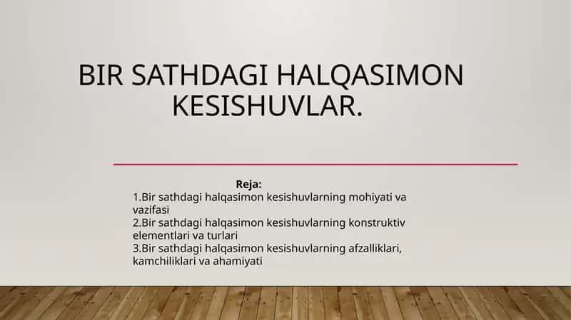 Birsathdagi halqasimon kesishuvlar
