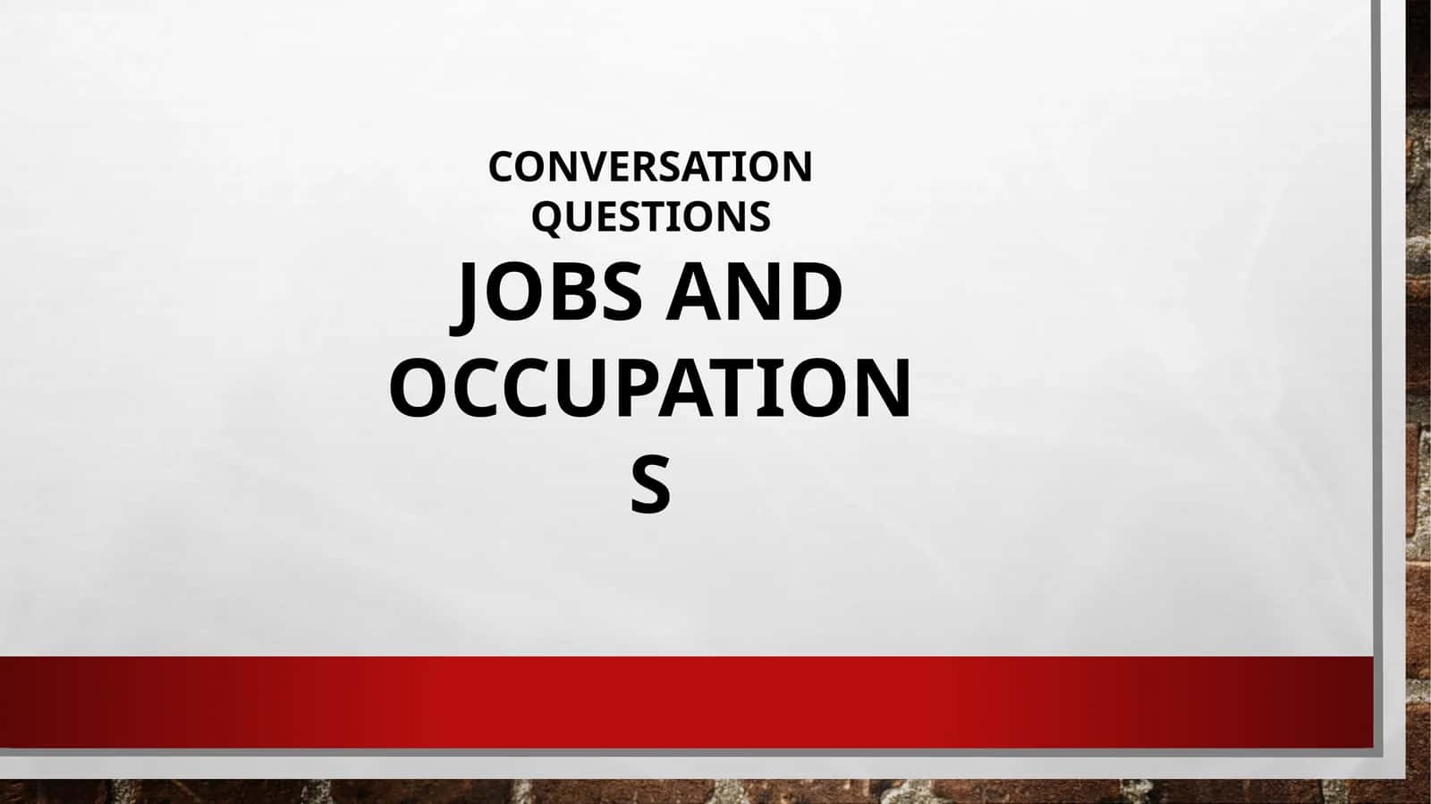 conversational-questions-jobs-and-occupations