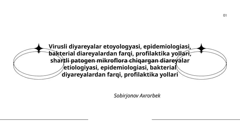 Virusli Diyareyalar Etoyologiyasi