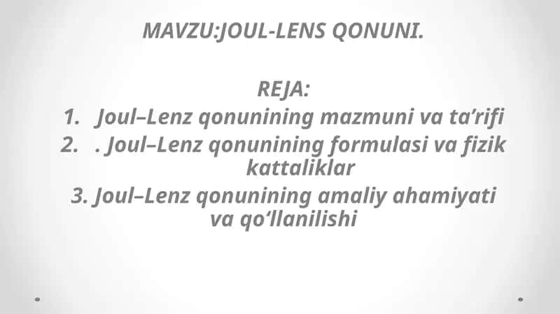 JOUL-LENS QONUNI