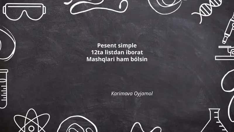 Pesent simple