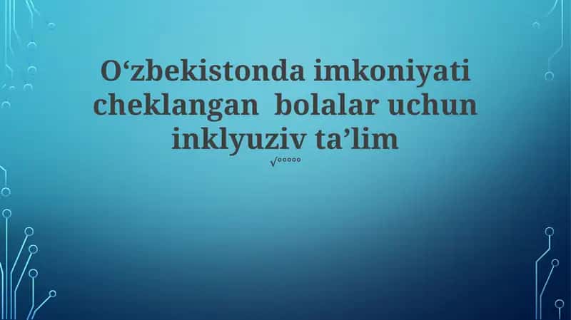 Inklyuziv ta'lim