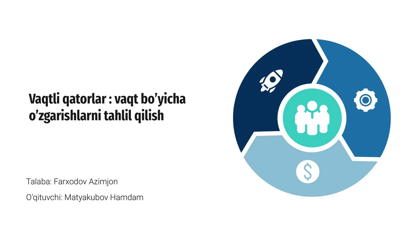 Vaqtli qatorlar va ularning mohiyati