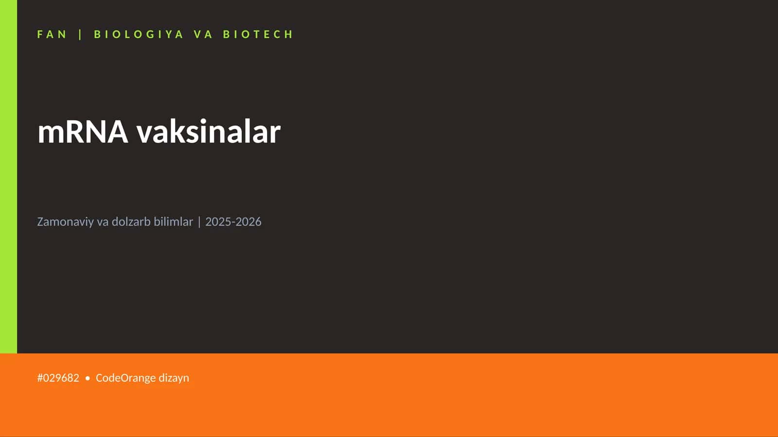 mRNA vaksinalar