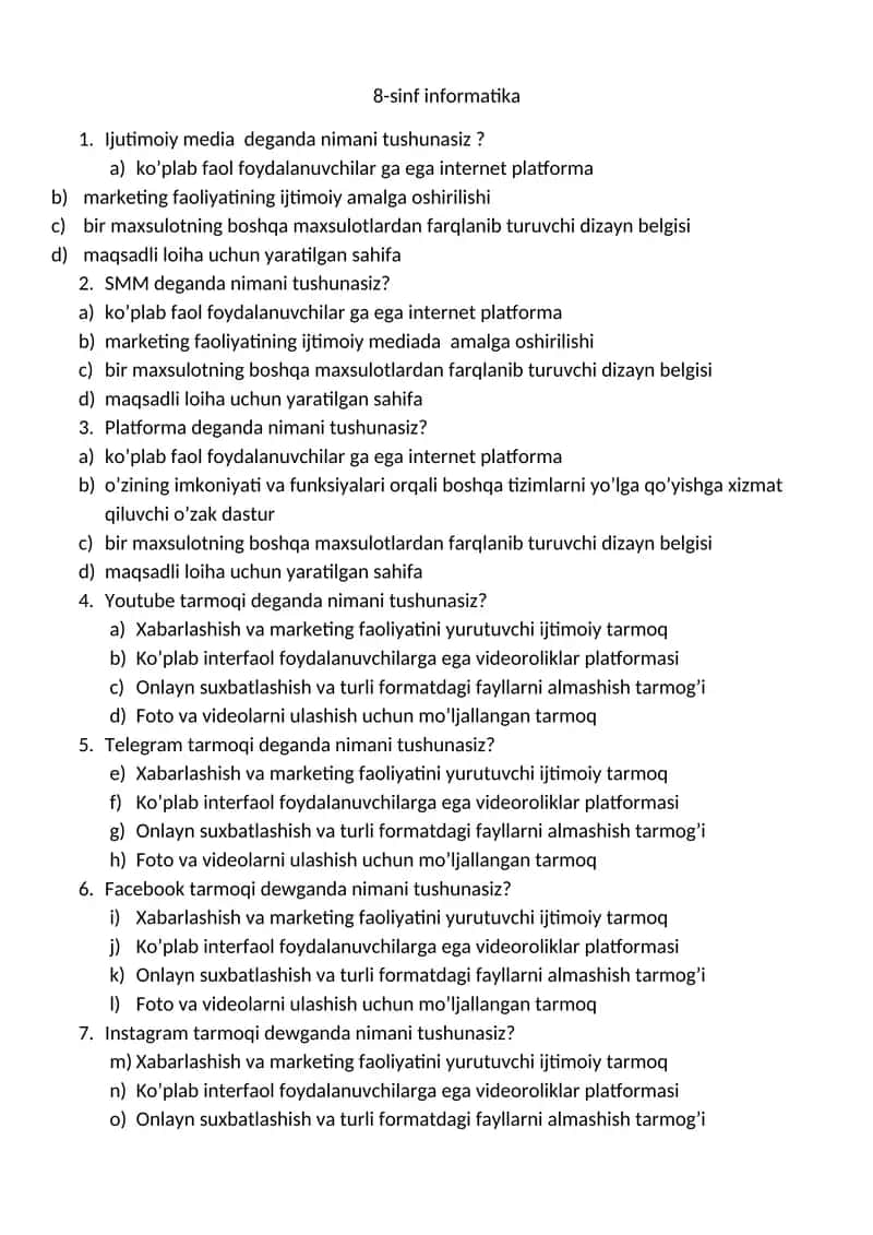8-sinf informatika