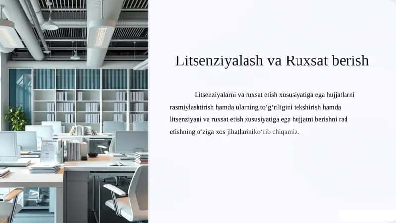 LitsenziyalashvaRuxsatberish
