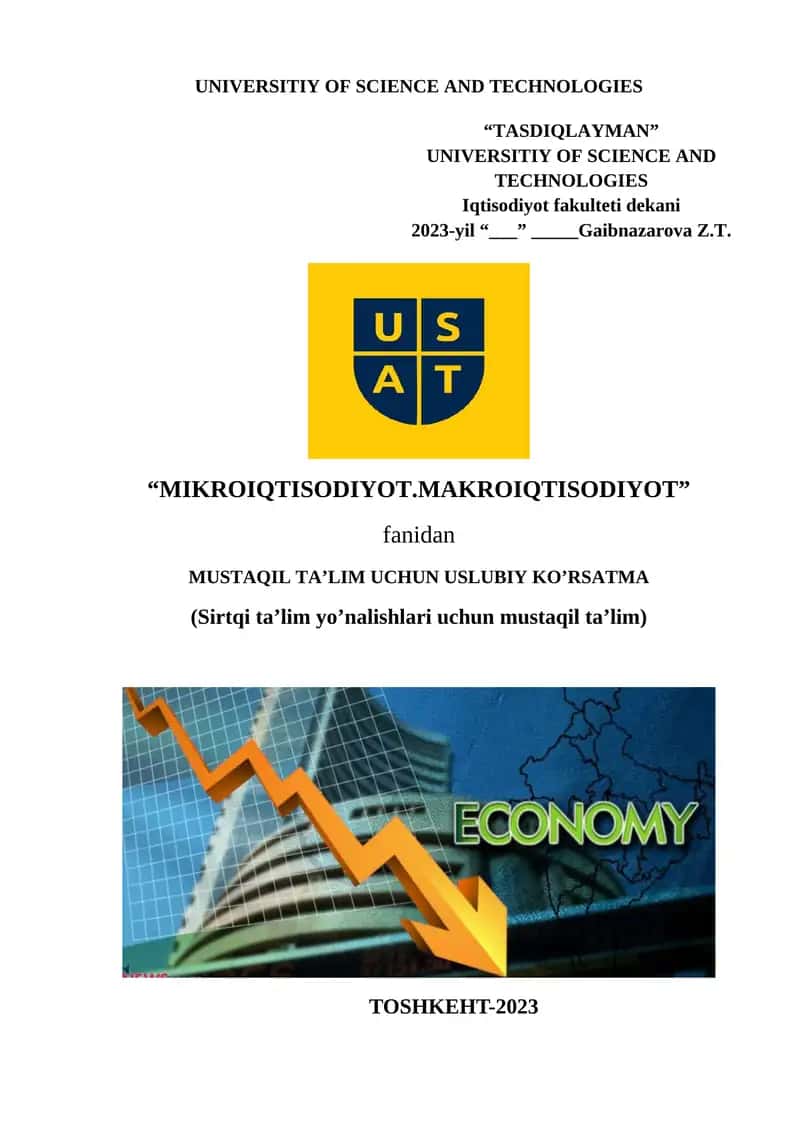 Mikro iqtisodiyot va Makro iqtisodiyot