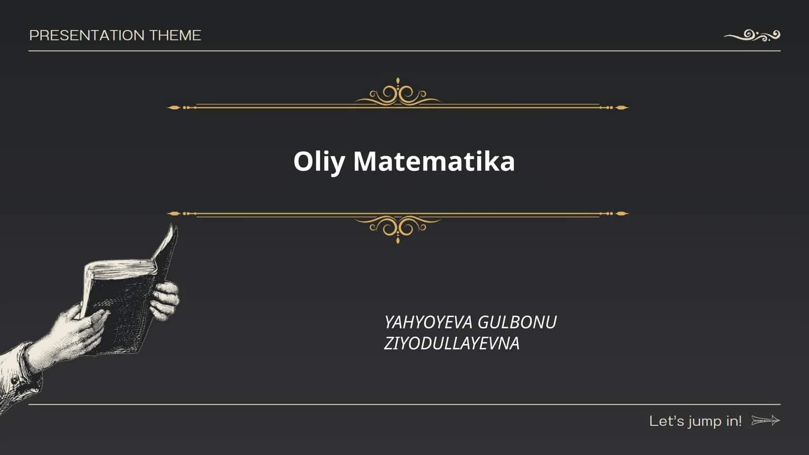 Oliy Matematika