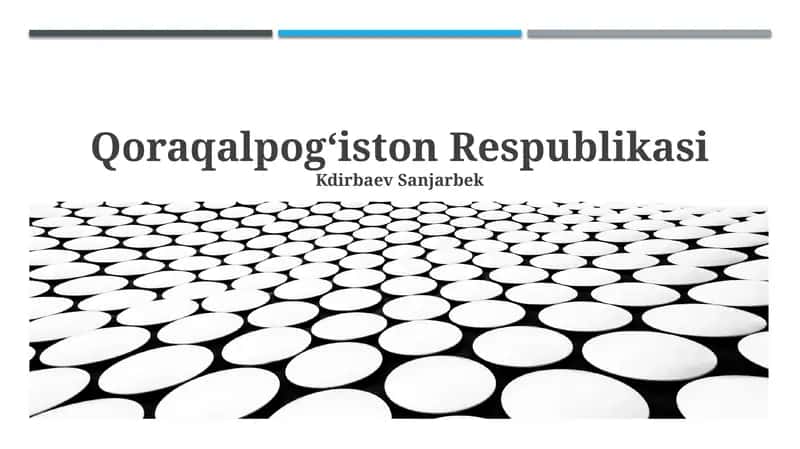 Qoraqalpog'iston Respublikasining iqtisodiyoti