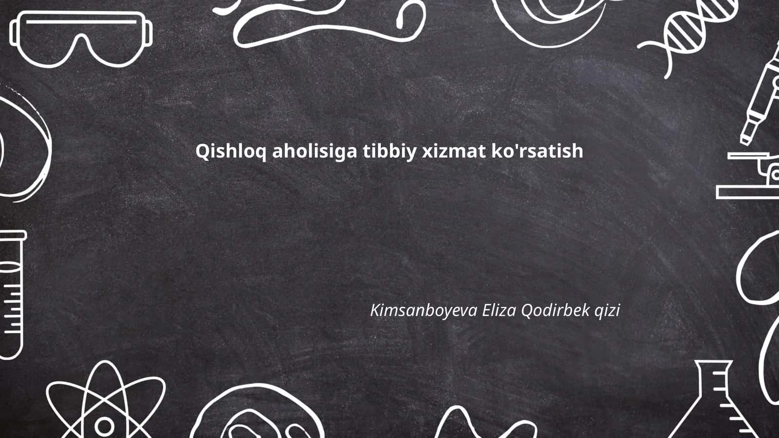 Qishloq tibbiyot punktlari va poliklinikalar
