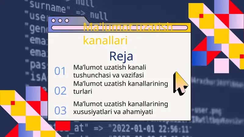 Ma'lumot uzatish kanallari