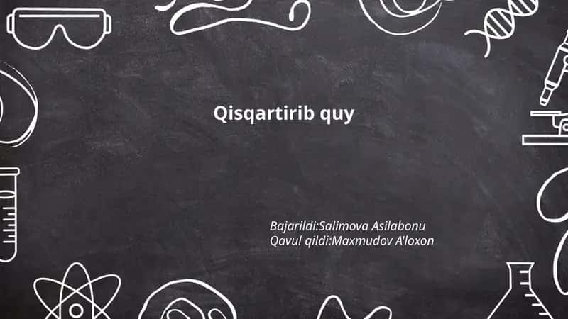 Qisqartirish San'ati va Texnikasi