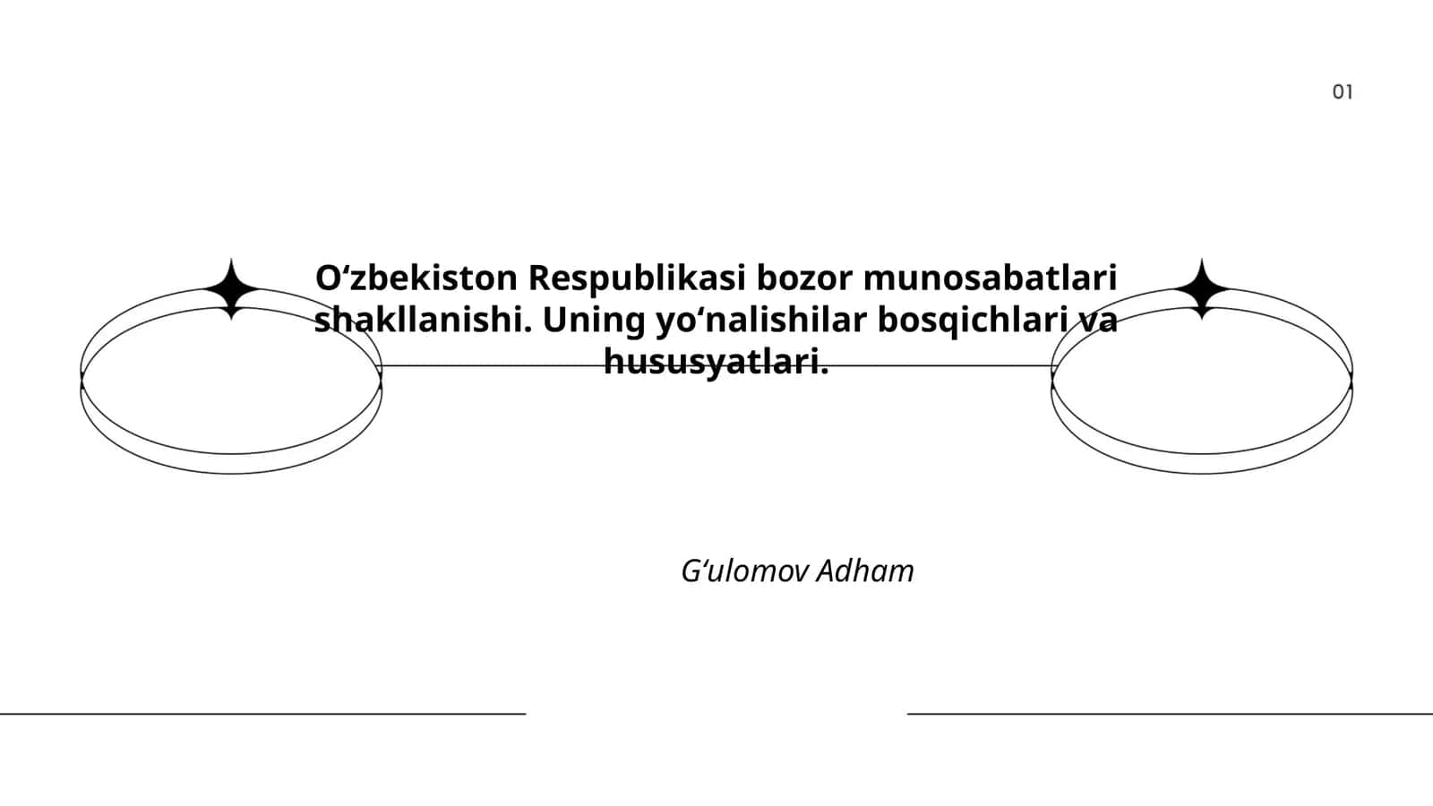 Oʻzbekiston Respublikasi bozor munosabatlari shakllanishi. Uning yoʻnalishilar bosqichlari va hususyatlari