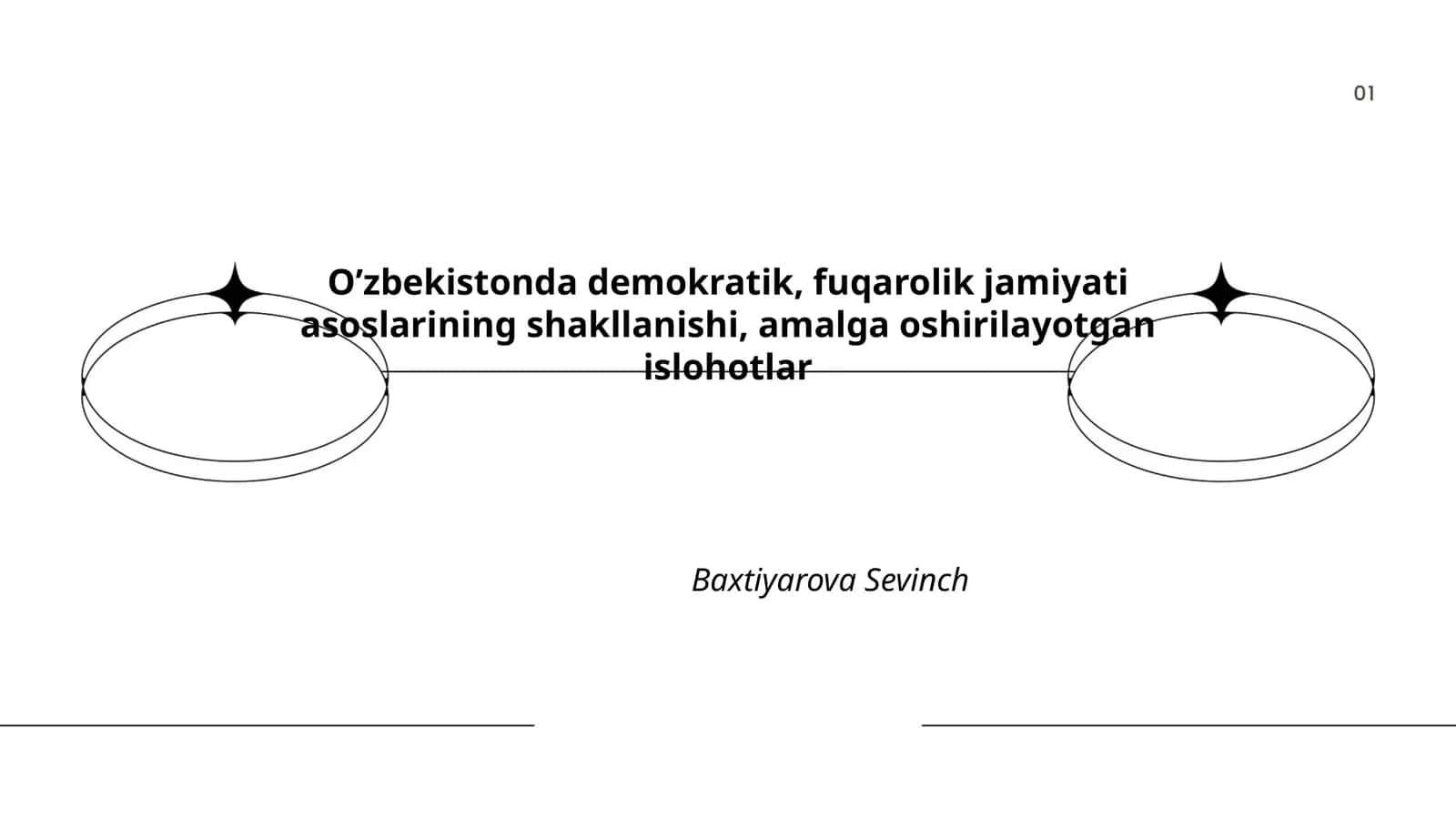 Oʼzbekistonda demokratik, fuqarolik jamiyati asoslarining shakllanishi, amalga oshirilayotgan islohotlar