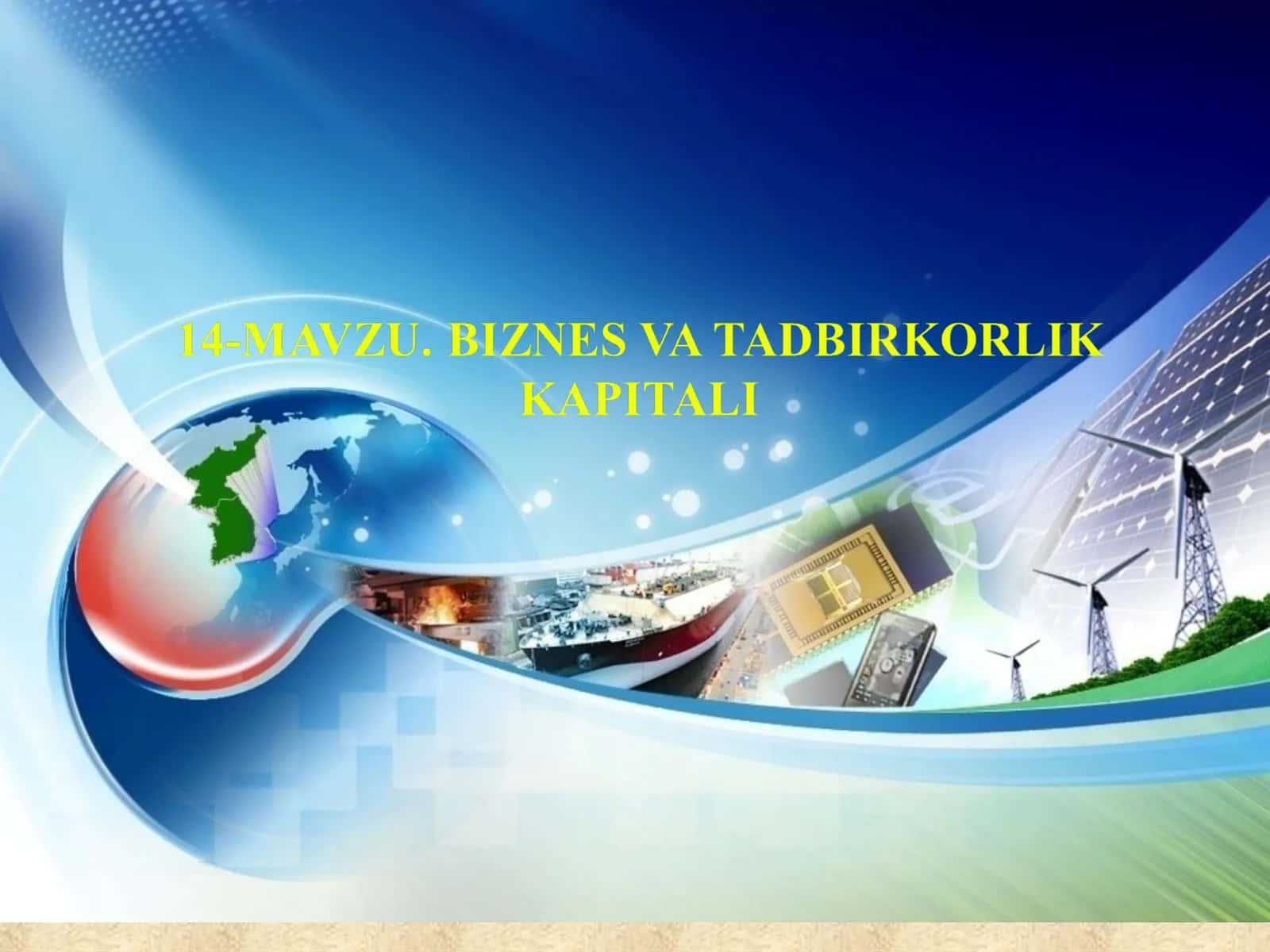Tadbirkorlik faoliyatining mohiyati