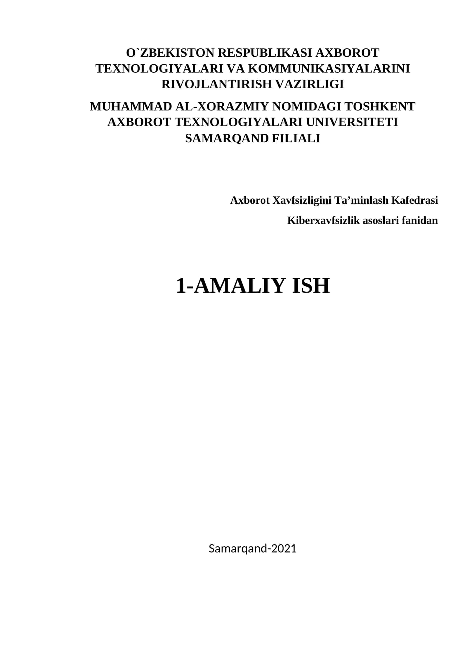 SIMSIZ TARMOQLAR ORQALI RISKLARNI BAHOLASH