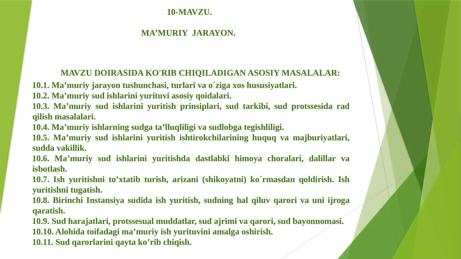 MA’MURIYJARAYON
