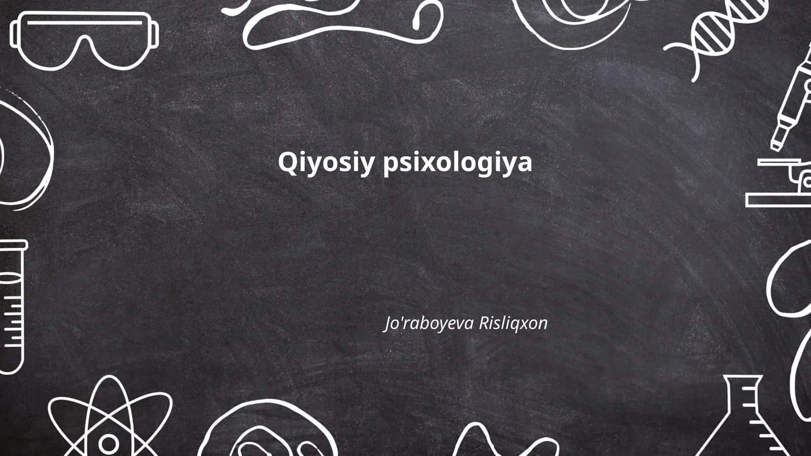 Qiyosiy psixologiya