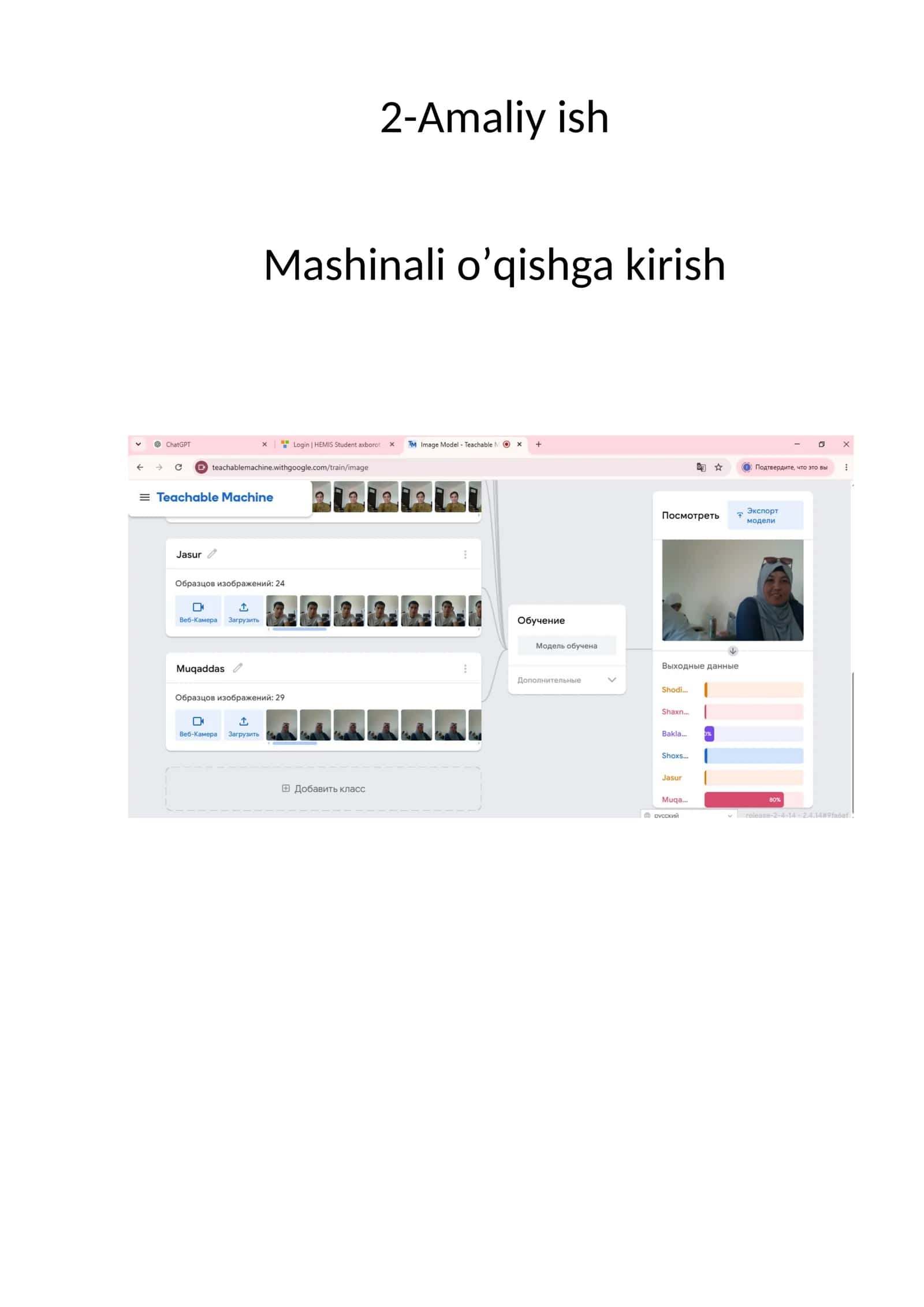 Mashinali o’qishga kirish