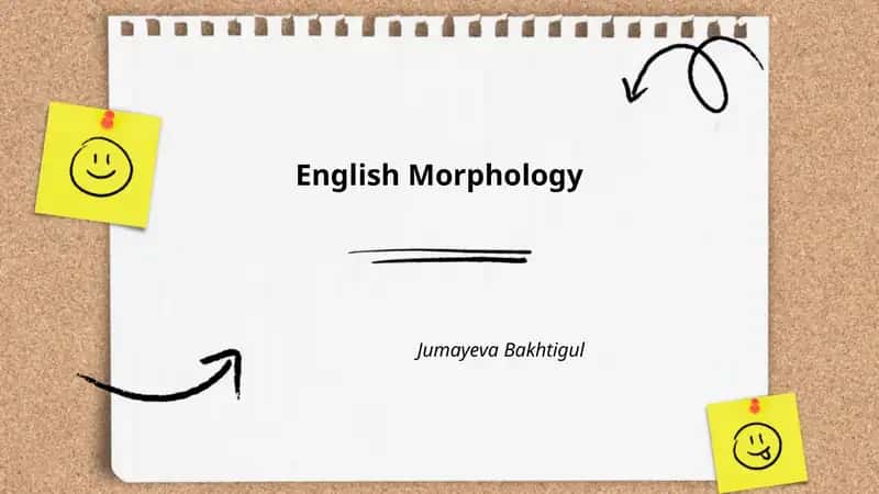 English Morphology