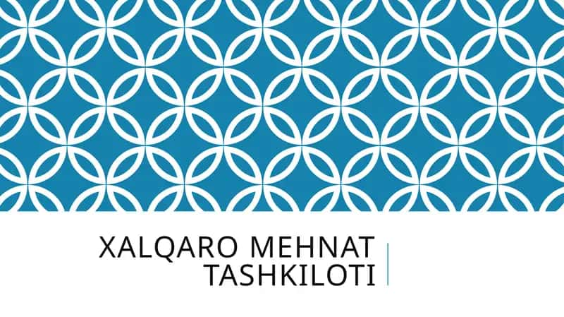 Xalqaro mehnat tashkiloti
