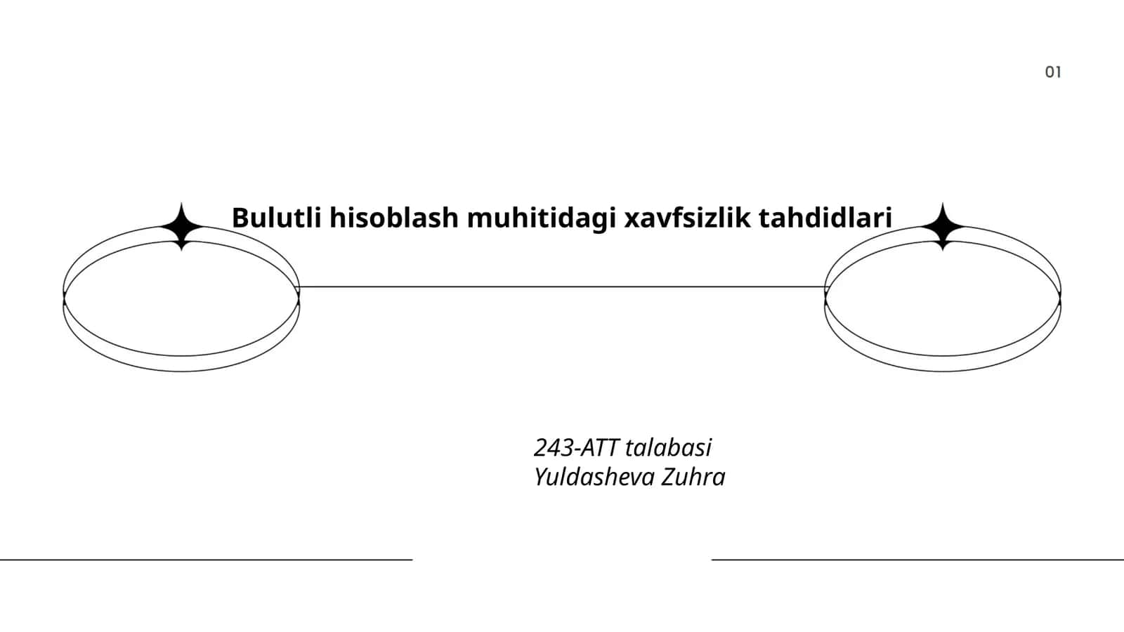 Bulutli hisoblash muhitidagi xavfsizlik tahdidlari