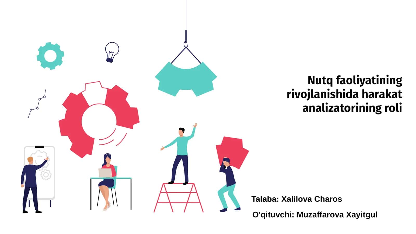 Nutq faoliyatining rivojlanishida harakat analizatorining roli