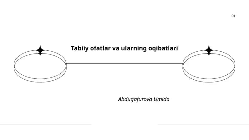 Tabiiy ofatlar va ularning oqibatlari