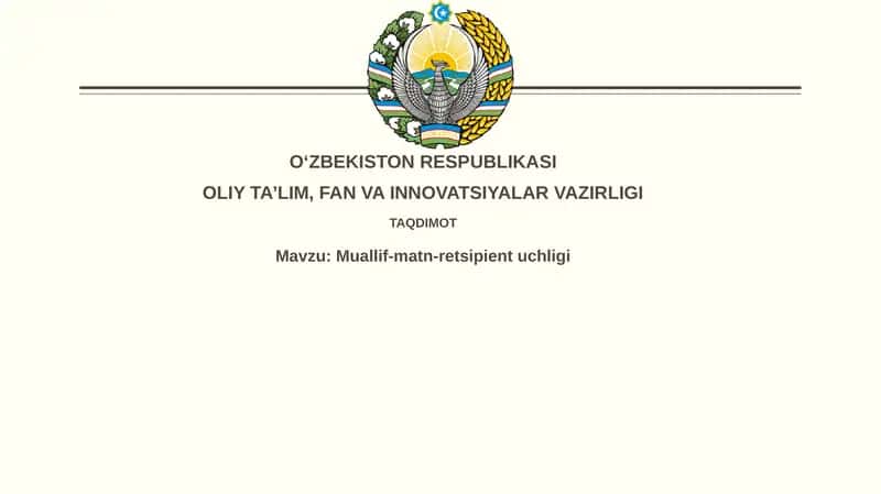 Muallif-matn-retsipientuchligi