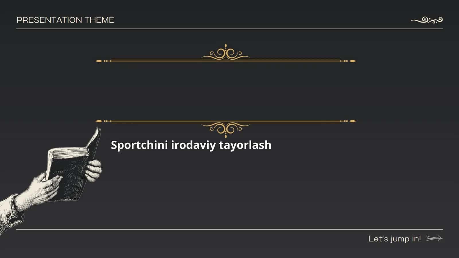 Sportchini irodaviy tayorlash
